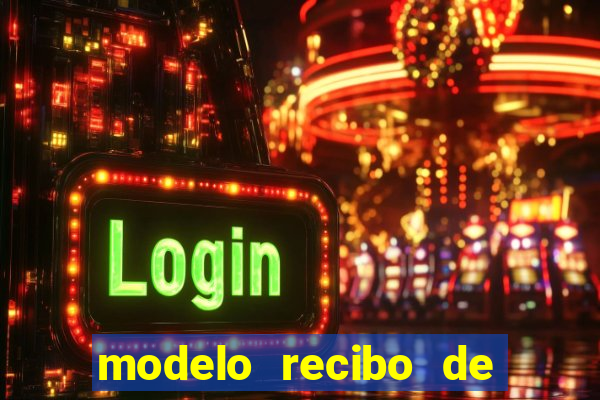 modelo recibo de pagamento autonomo