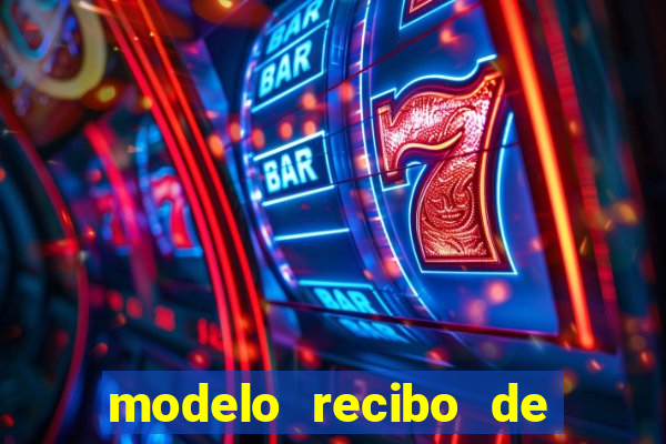 modelo recibo de pagamento autonomo