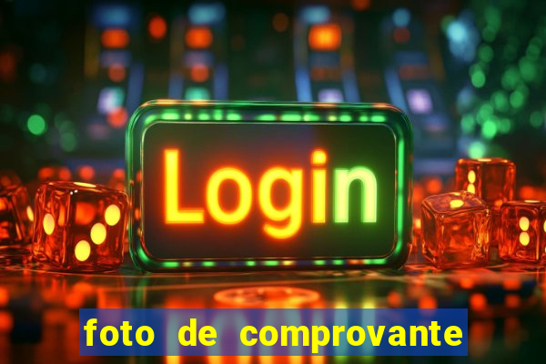 foto de comprovante de pix falso