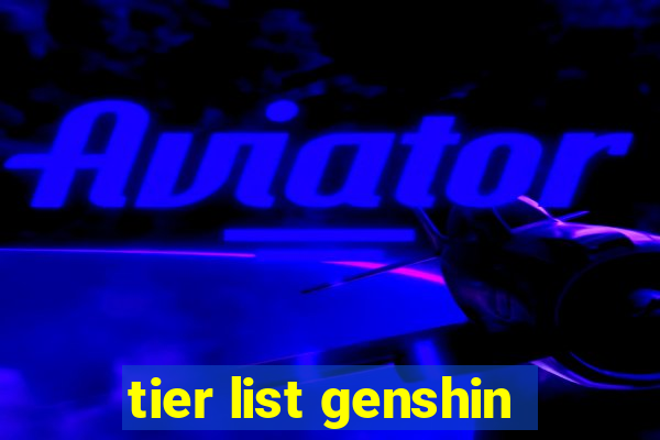 tier list genshin