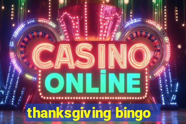 thanksgiving bingo