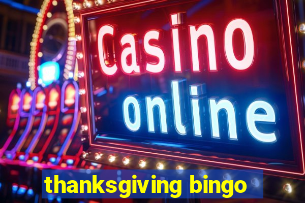 thanksgiving bingo