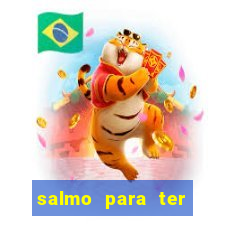salmo para ter sorte em tudo
