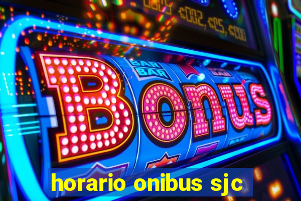 horario onibus sjc