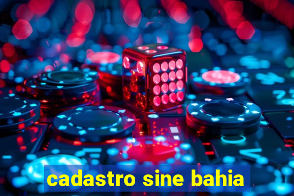 cadastro sine bahia
