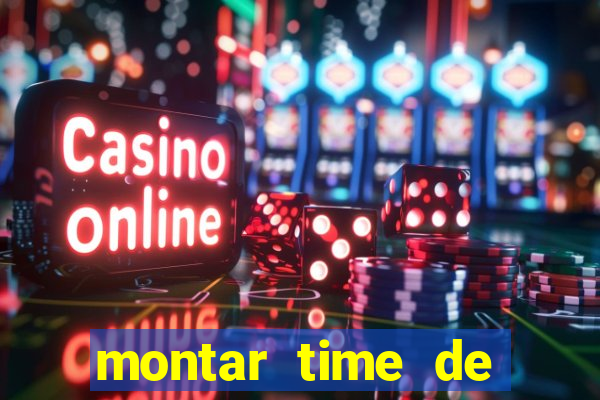 montar time de futebol site