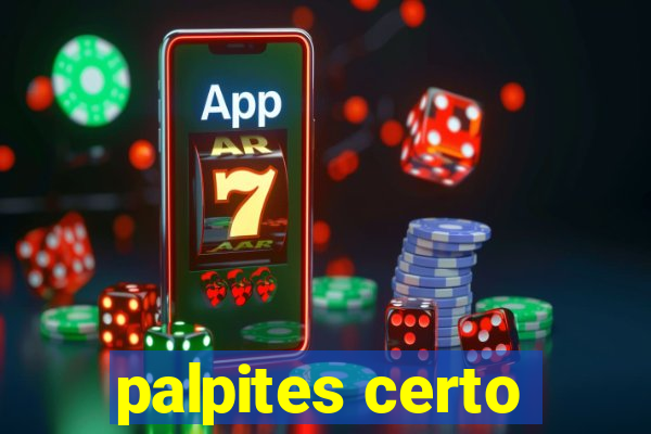 palpites certo