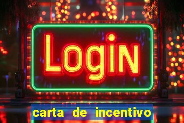 carta de incentivo para alunos