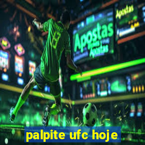 palpite ufc hoje