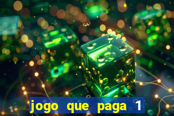 jogo que paga 1 real no pix