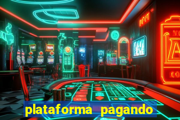 plataforma pagando no cadastro slots