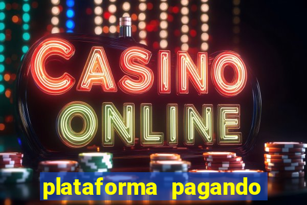 plataforma pagando no cadastro slots