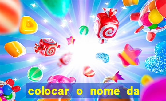 colocar o nome da pessoa no congelador