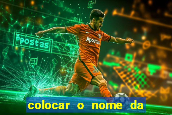 colocar o nome da pessoa no congelador