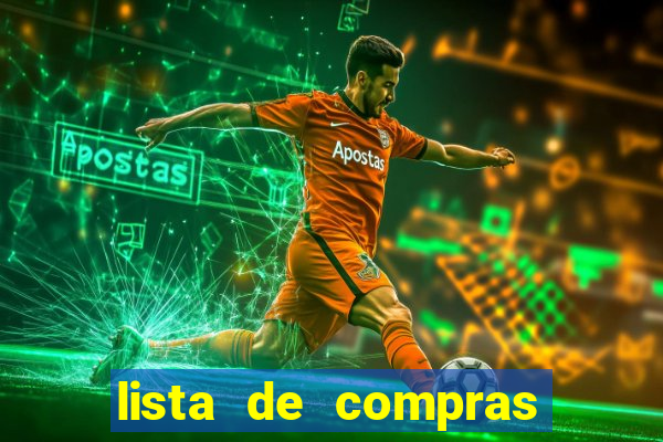 lista de compras supermercado para imprimir