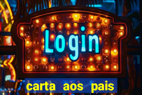 carta aos pais rubem alves