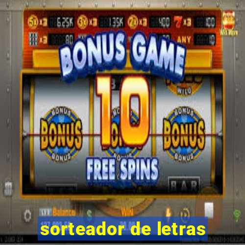 sorteador de letras