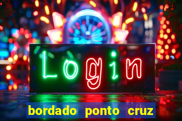 bordado ponto cruz do corinthians