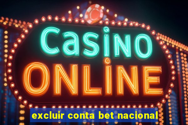 excluir conta bet nacional