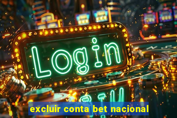 excluir conta bet nacional