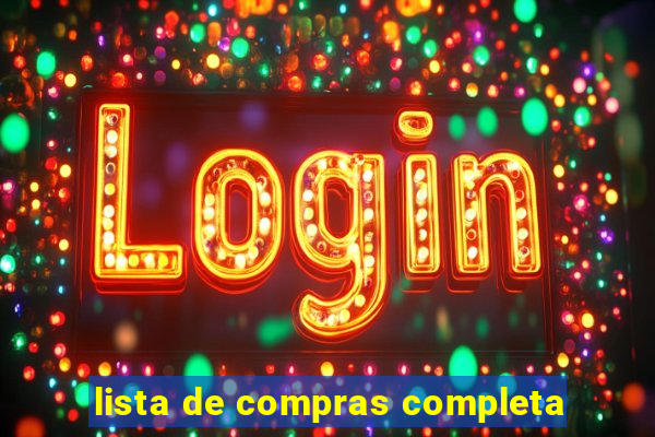 lista de compras completa