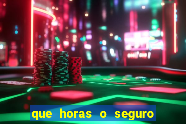 que horas o seguro desemprego cai na conta