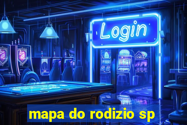 mapa do rodizio sp