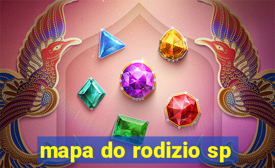mapa do rodizio sp
