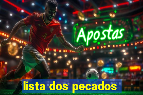 lista dos pecados