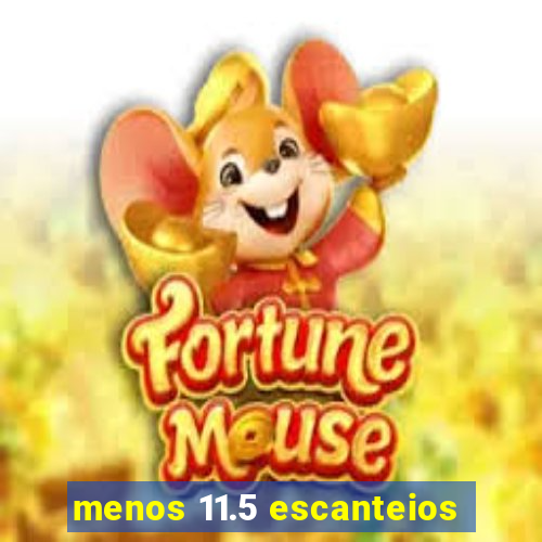 menos 11.5 escanteios