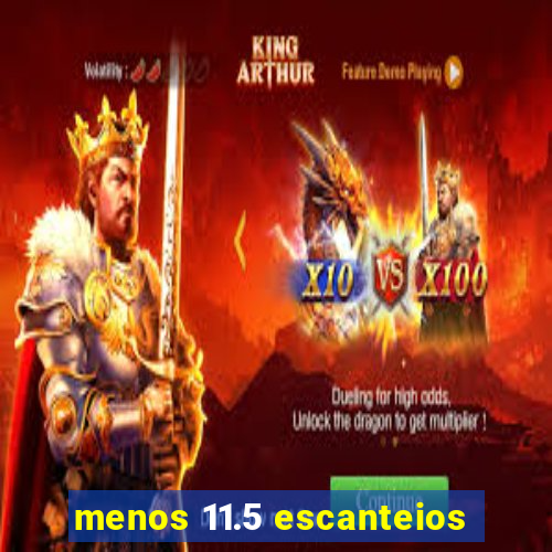 menos 11.5 escanteios