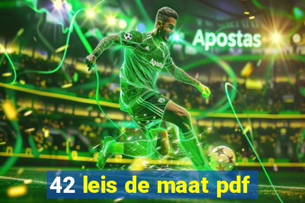 42 leis de maat pdf