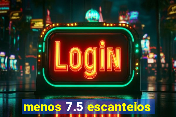 menos 7.5 escanteios