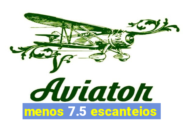 menos 7.5 escanteios