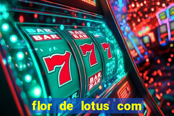 flor de lotus com lua tatuagem