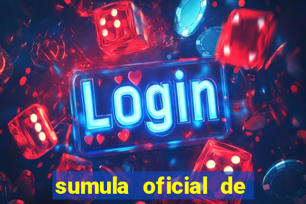 sumula oficial de futebol 7 society excel