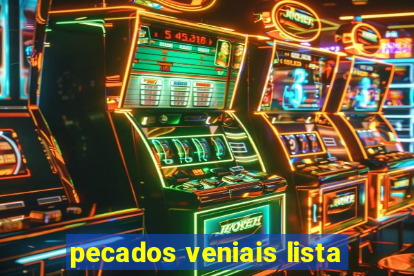 pecados veniais lista