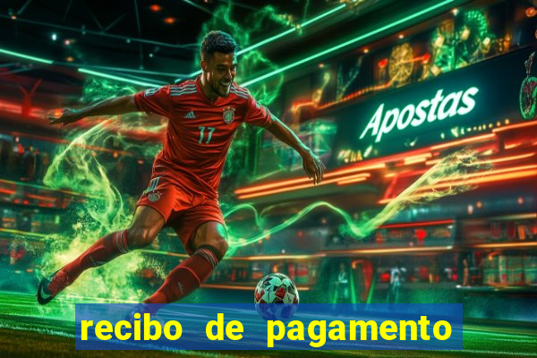 recibo de pagamento modelo word