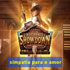 simpatia para o amor