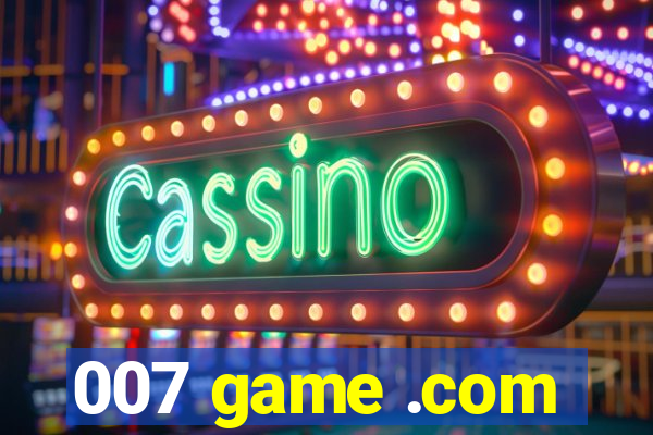 007 game .com