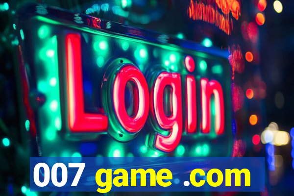 007 game .com