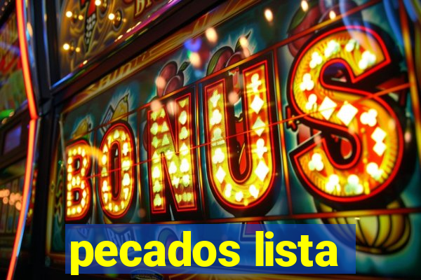 pecados lista