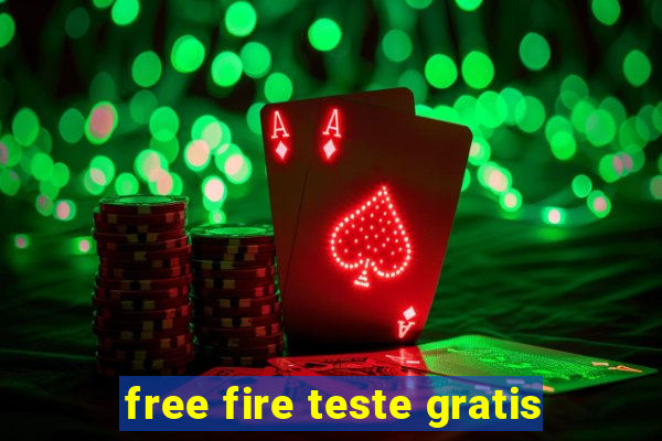 free fire teste gratis