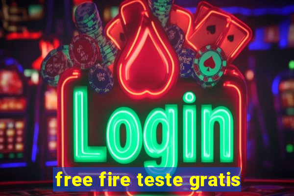 free fire teste gratis