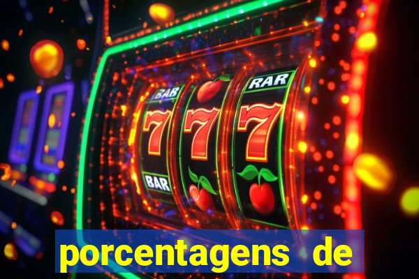 porcentagens de jogos pagantes