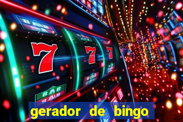 gerador de bingo de palavras
