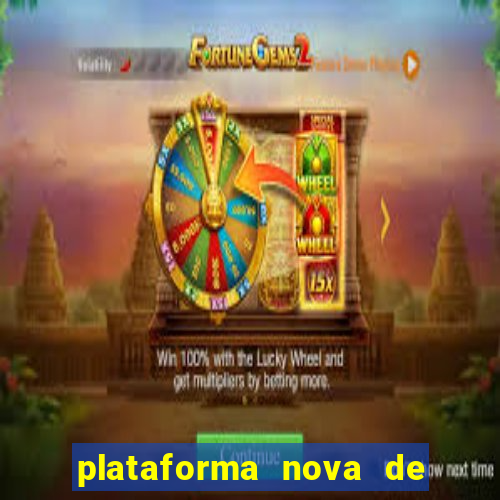 plataforma nova de jogo pagando