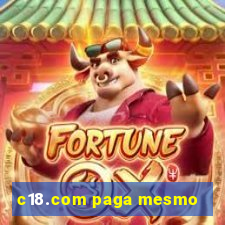 c18.com paga mesmo