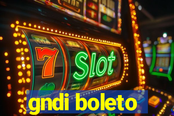 gndi boleto