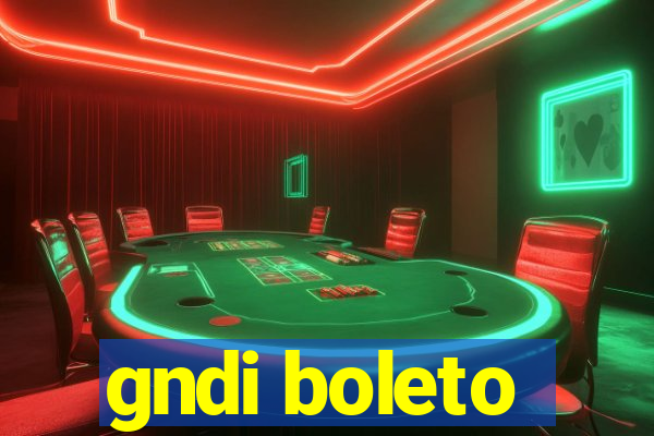 gndi boleto